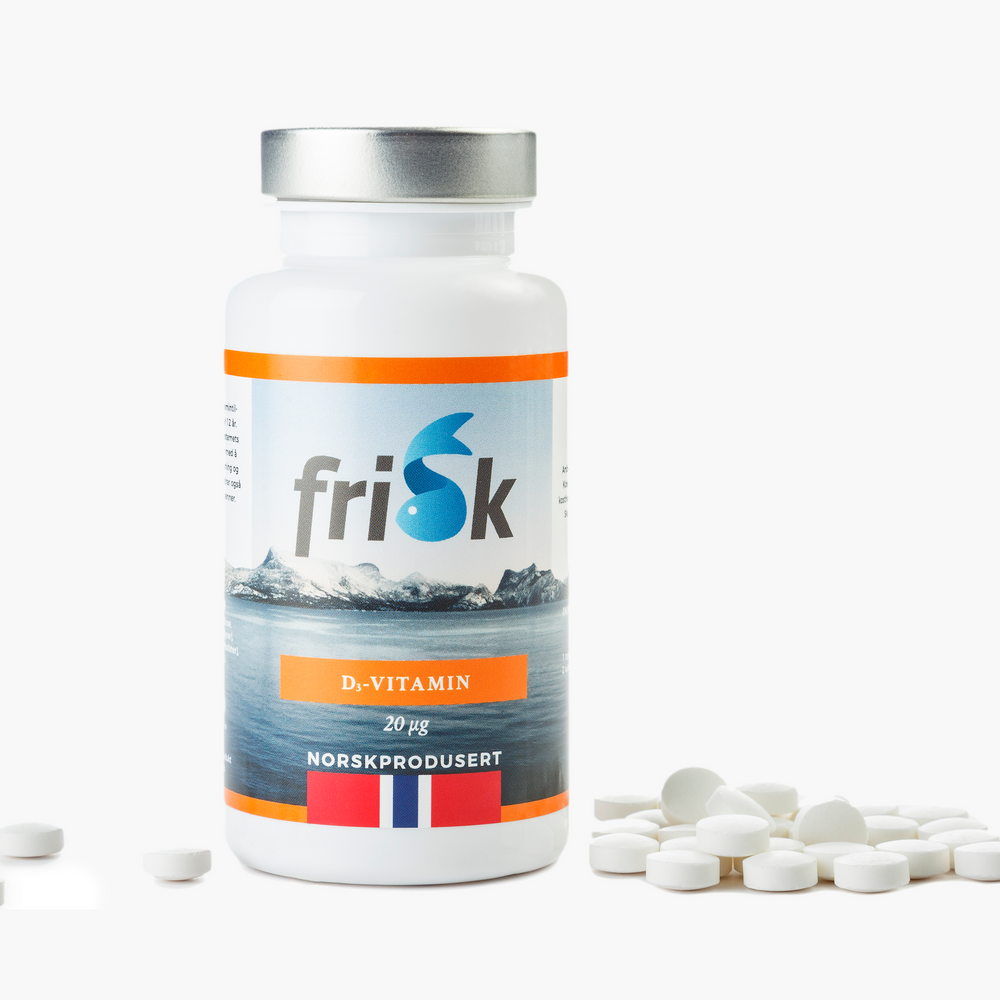 Frisk D-vitamin - 60 tabletter
